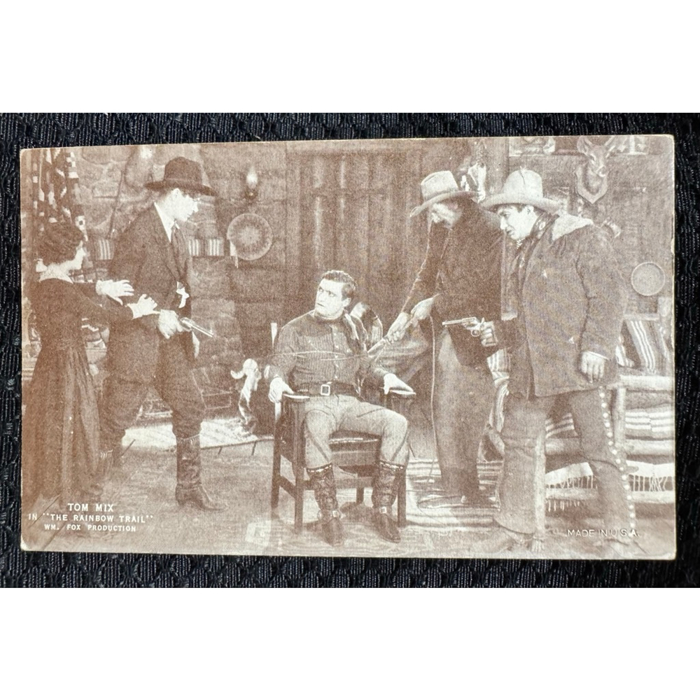 Tom Mix The Rainbow Trail Photography exhibit /Arcade Card 1929